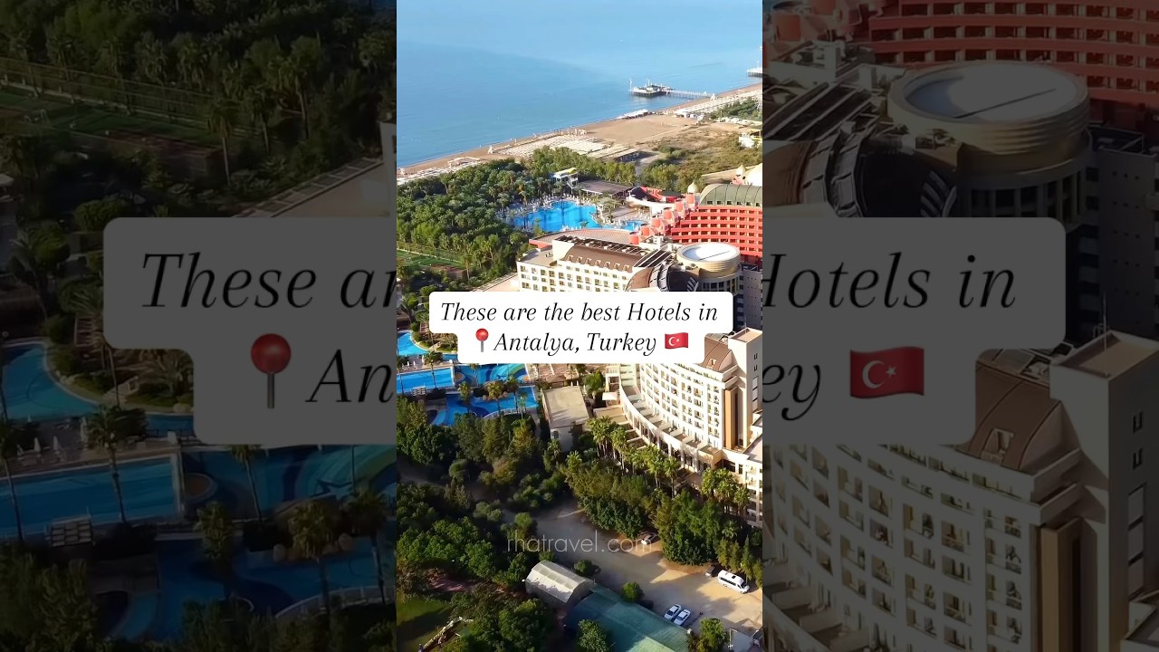 Best Hotels in Antalya, Turkey 🇹🇷 #travel #hotels