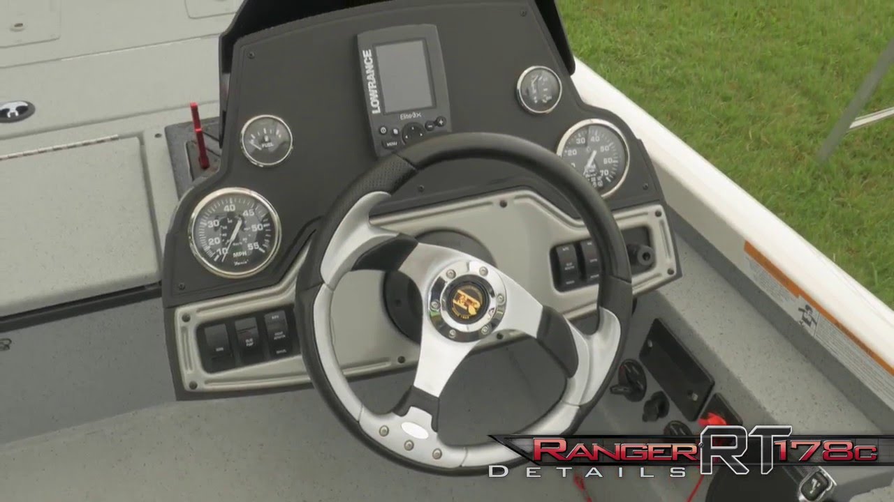 2016 Ranger Aluminum RT178c Crappie Bass Boat