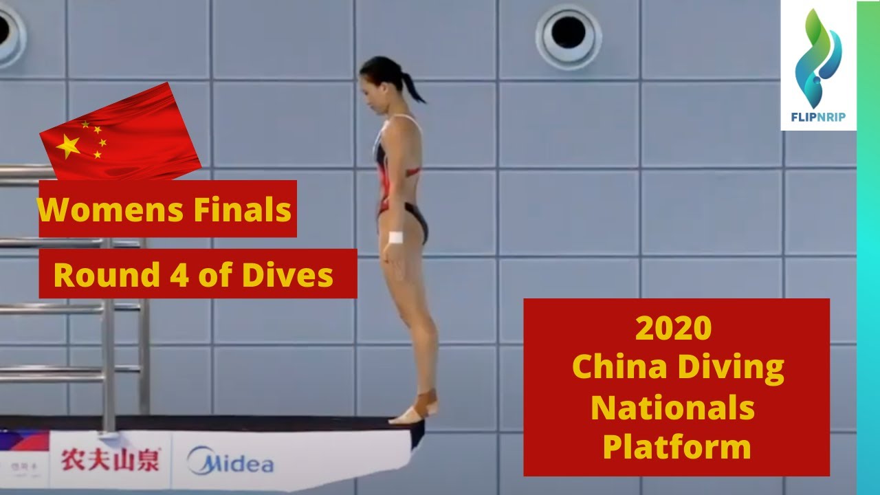 2020 Chinese Nationals - Womens Platform Diving Finals - Round 4