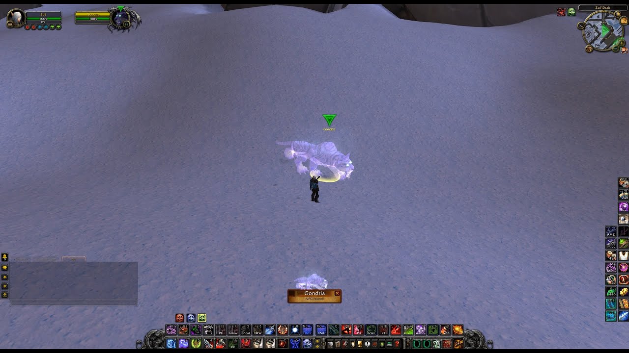 Gondria Rare Location, WoW Wotlk Gondria Spawn Locations