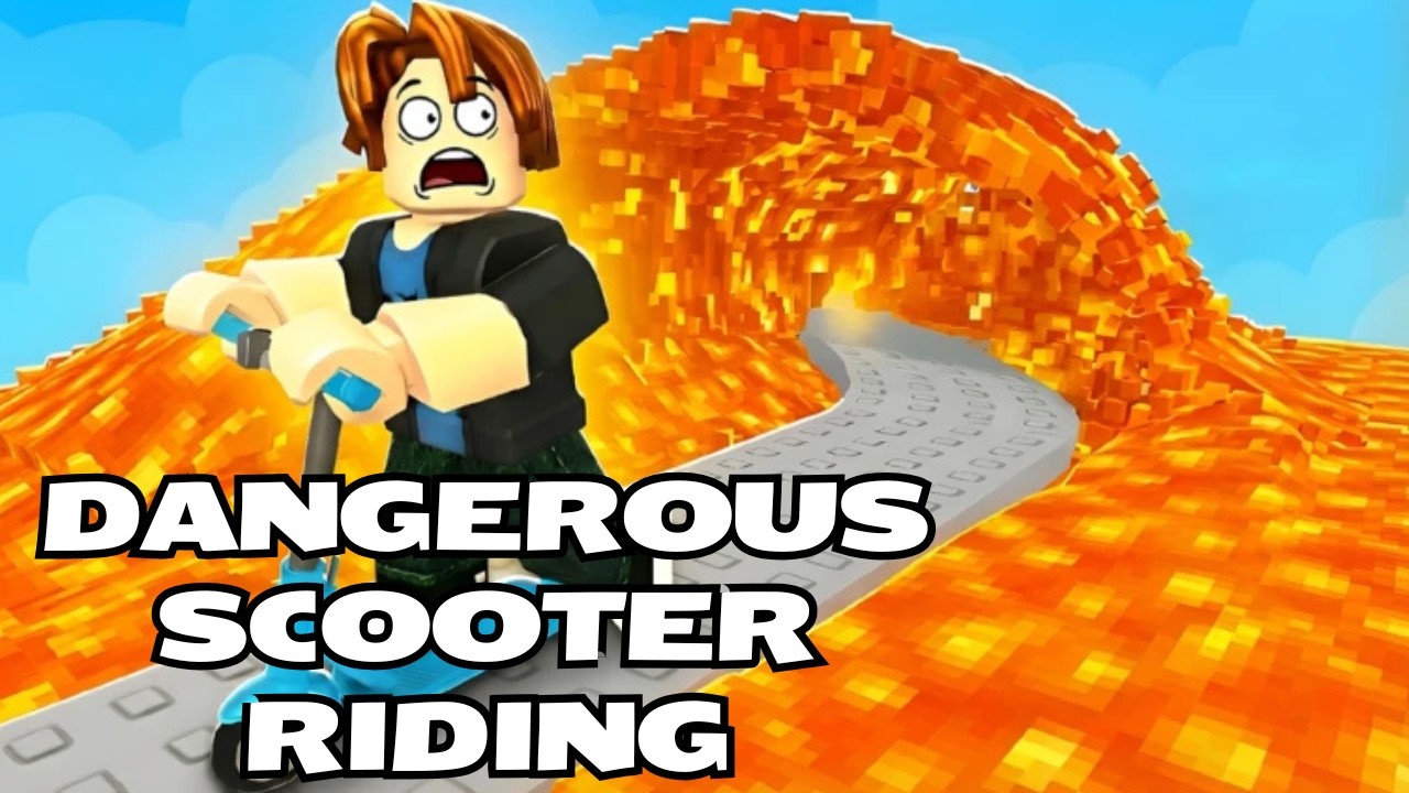 Dangerous Scooter Driving Roblox – One Crash = GAME OVER?! 😱