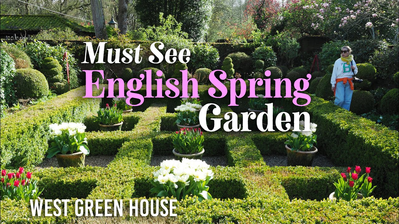 영국 봄 4월의 아름다운 정원 (West Green house Garden) 영국은 튤립을 이렇게 심어요 /예쁜 가든 만들기 팁 ~