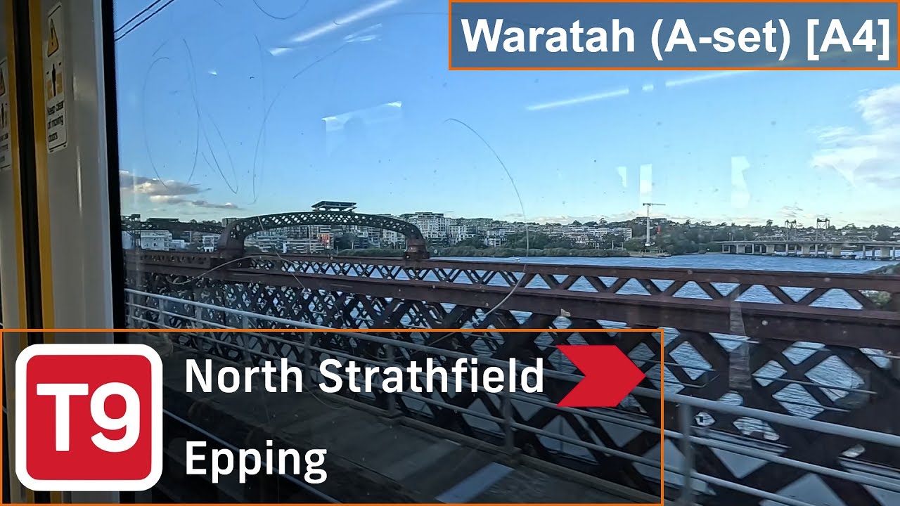Sydney Trains Waratah (A-set) [A4]: North Strathfield → Epping
