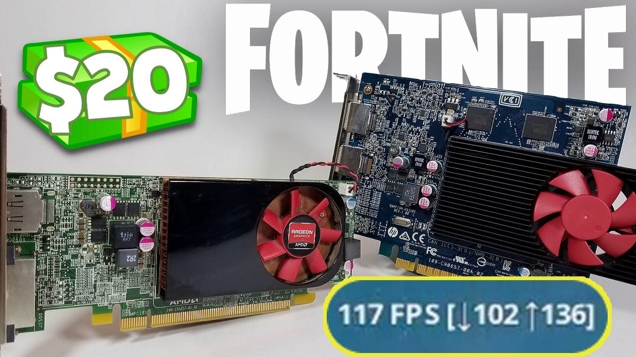 PLAYING FORTNITE @ 100+ FPS ON OLD PC! *EASY UPGRADE* AMD R7 250 R9 350 i5 2400