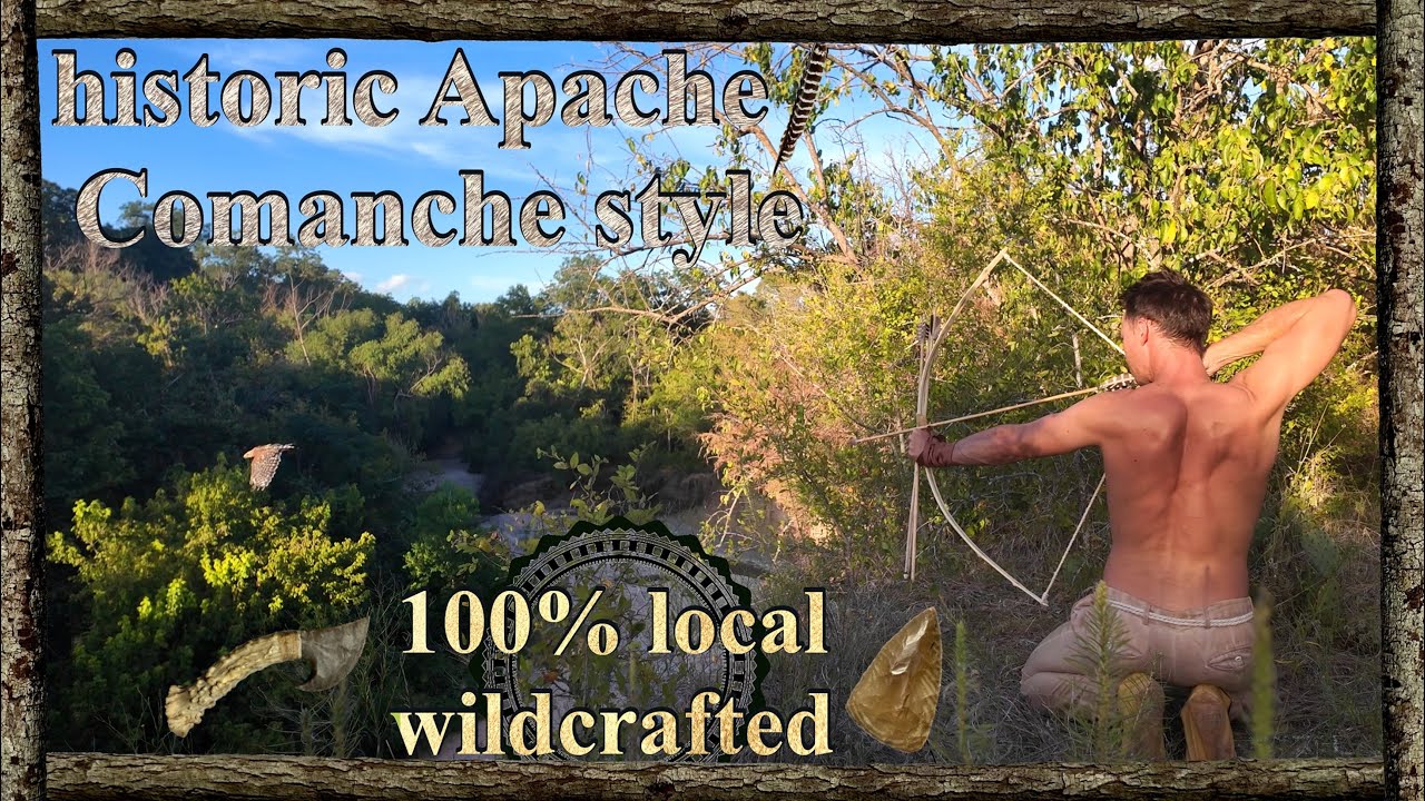 STONE-AGE BOW BUILD: complete process, historically accurate Southwest Native style.