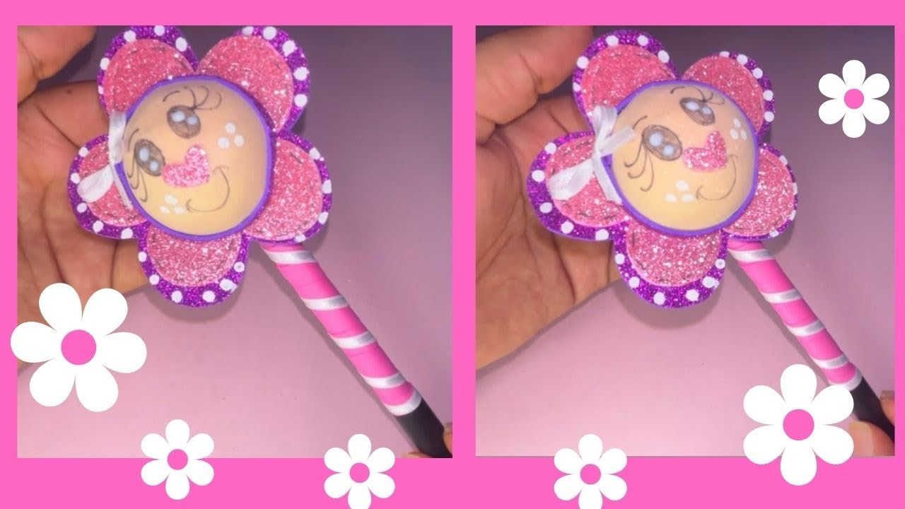 LAPICERO DECORADO- PARA REGALAR O VENDER 🌸❤️