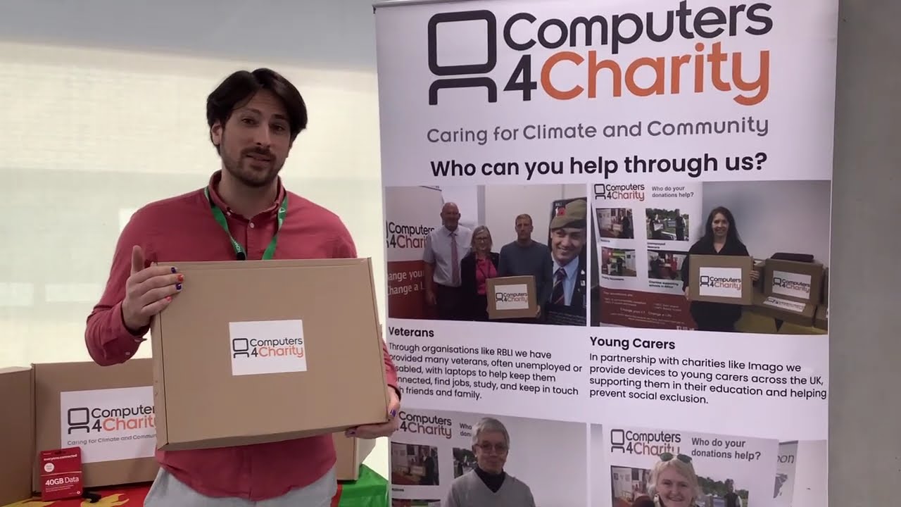 Computers 4 Charity Donate Laptop to Groundwork London