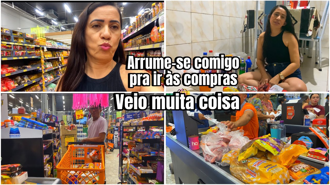 Arrume-se comigo pra ir fazer compras + fomos de Uber // tudo muito caro no mercado 