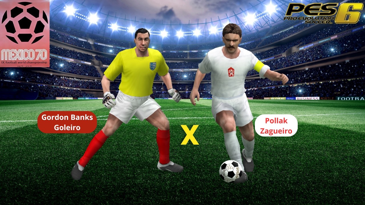 🏆⚽️World Cup 1970  Inglaterra x Tchecoslováquia