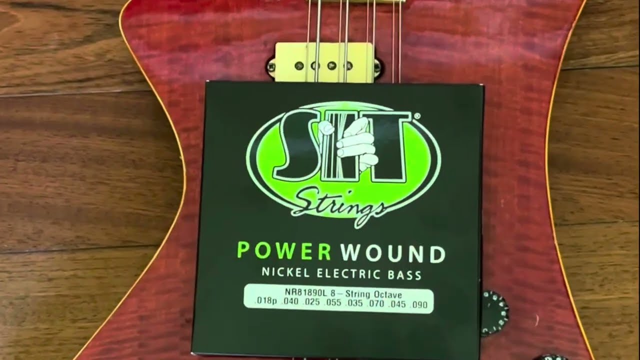 1984 Washburn A20-8 eight string bass with new SIT strings.