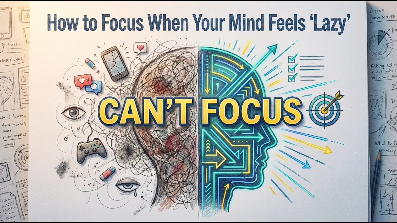 How to Focus When Your Mind Feels “Lazy”