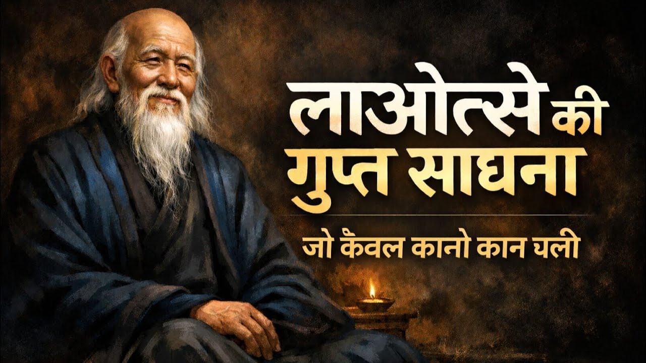 लाओत्से की गुप्त साधना जो केवल कानों कान चली...? ( Laotzu secret meditation...? 🤔 )।