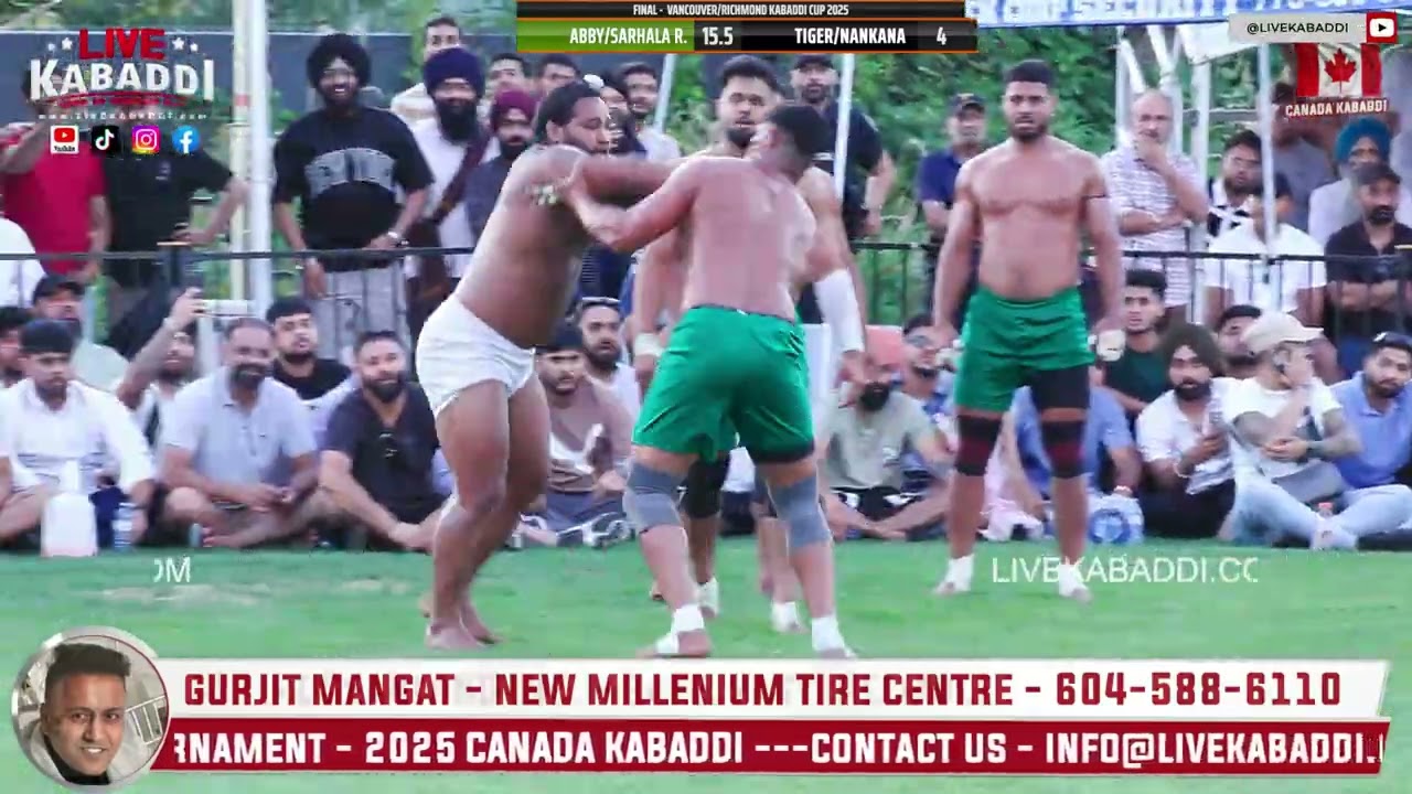 FINAL -  Vancouver Richmond Kabaddi Cup 2025 Canada Kabaddi