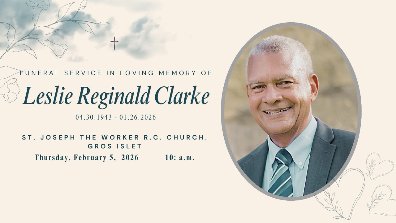 Thanksgiving Mass for the Life of Leslie Reginald Clarke | February 5 | 10 a.m.