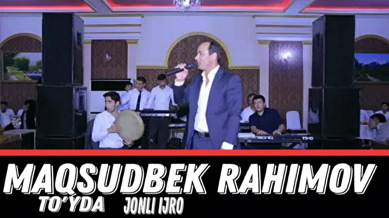 Maqsudbek Rahimov jonli ijro Kattaqo'rg'on to'yda uzbekmusic