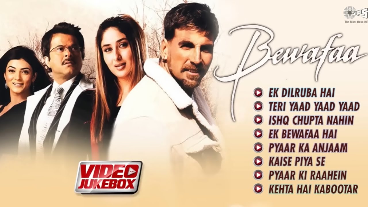 Bewafaa | Video Jukebox | बेवफा मूवी सारे गाने | Akshay, Anil, Kareena & Sushmita | Hindi Song