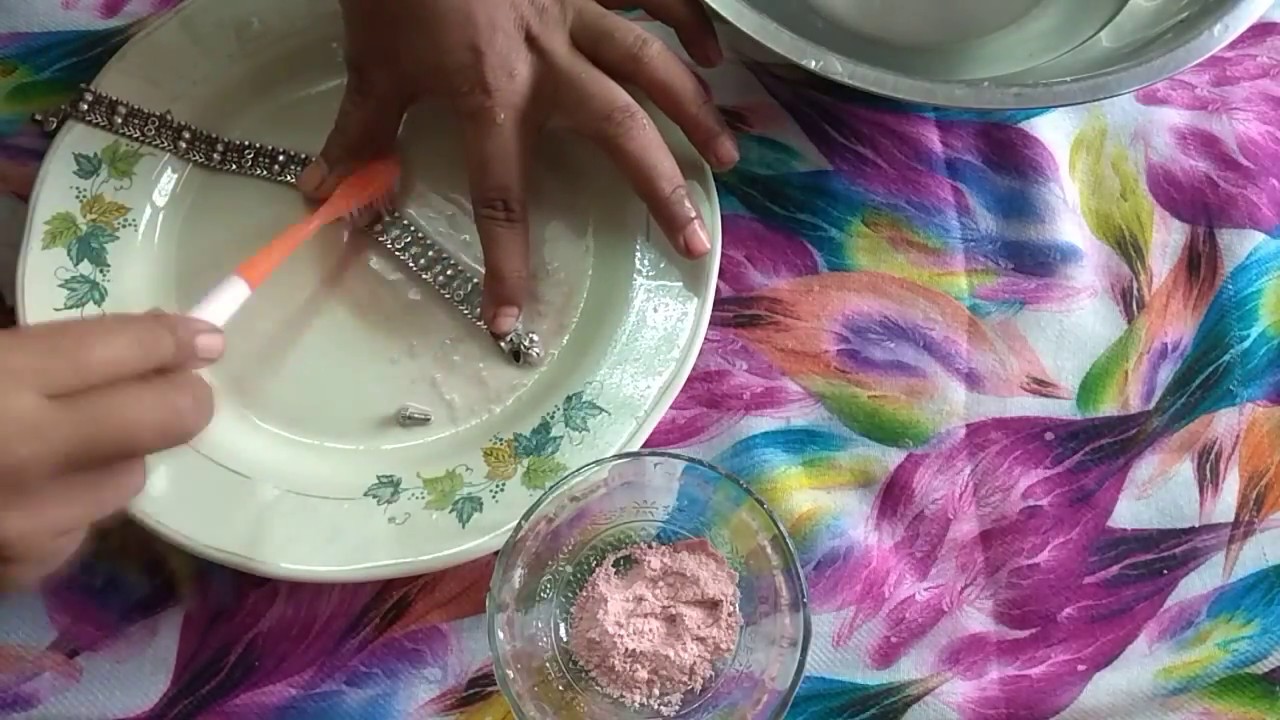How to Clean Silver Anklet DIY Easy way to polish your Silver Payal