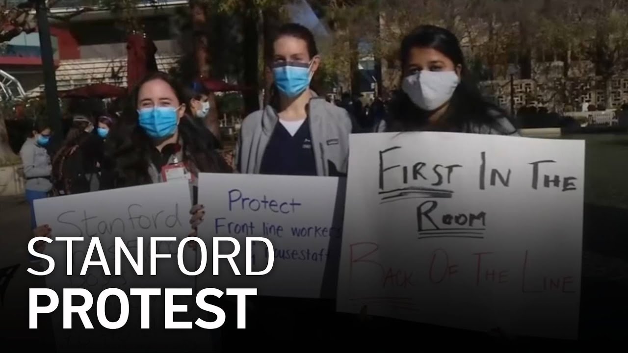 Group of Stanford Medical Residents Protest Vaccination Order
