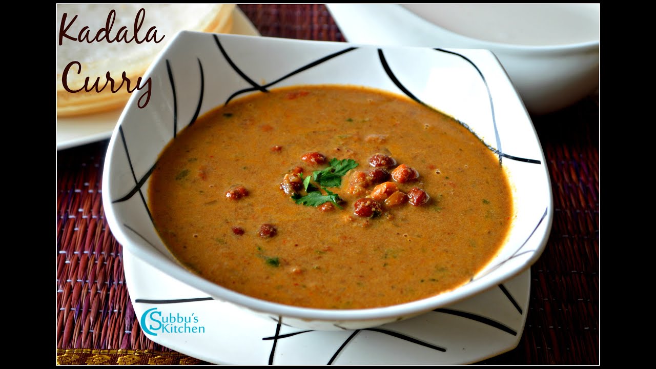 Kerala style Kadala Curry Recipe / Black chickpeas masala recipe