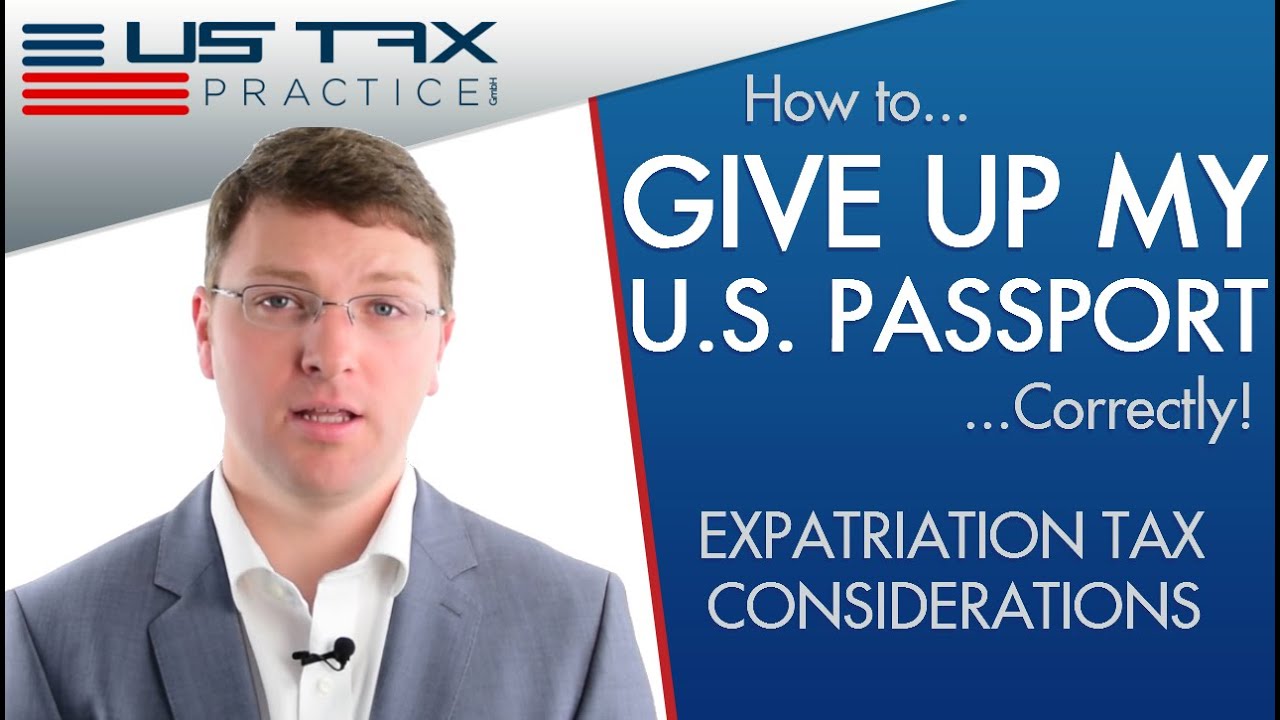 Renounce US Citizenship Correctly With US Tax Practice