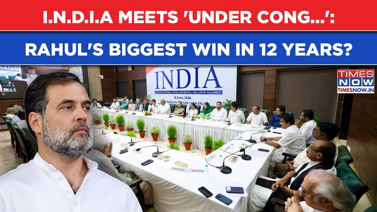 I.N.D.I.A Meet: Anti BJP Bloc 'Under Congress'? Rahul Gandhi's Biggest Win In Modi's 12 Years?