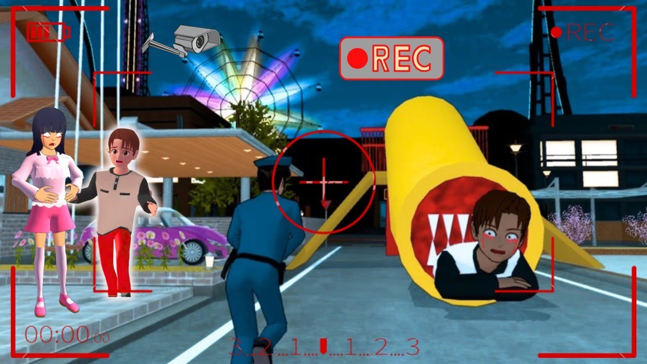 MIO PANIK! YUTA MENJADI MONSTER EXTRA SLIDE DI DEPAN RUMAH #sakuraschoolsimulator DRAMA