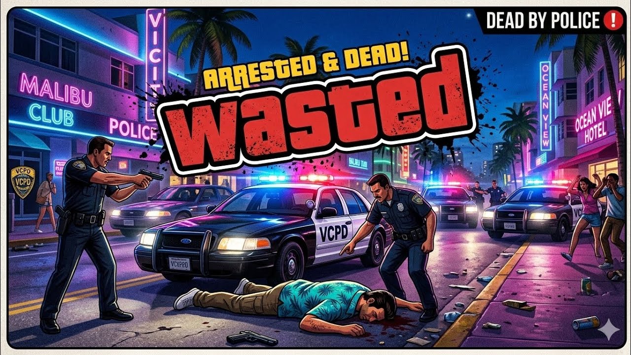 Tommy ko police ne mar diya 😮 | Vice city gameplay video | #4 