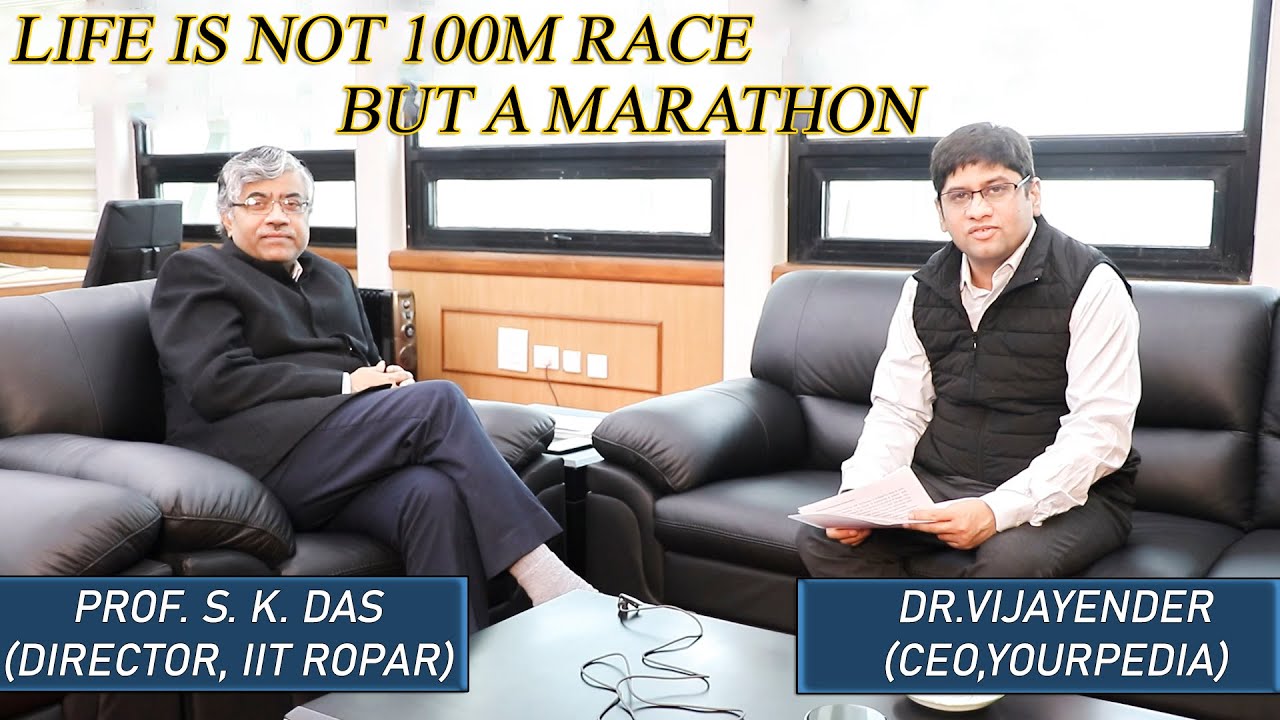Inspirational Words by Prof. SK Das (Director, IIT Ropar)