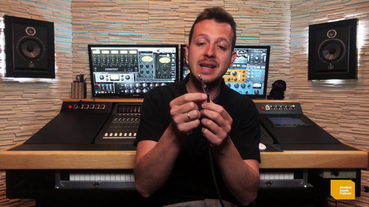 #112.  El estudio de grabación: Cables y conectores