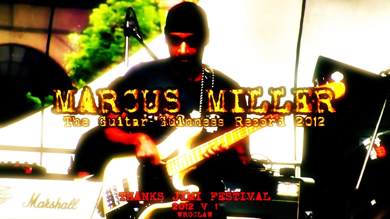 Marcus Miller - COME TOGETHER. The Guitar Guinness Record 2012 Wrocław *POLAND*