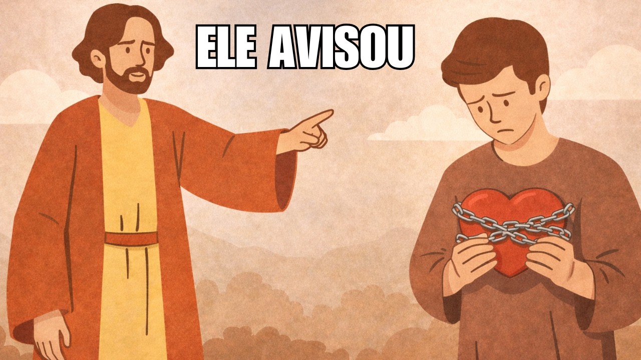 O ALERTA de Jesus para escolhidos presos às coisas terrenas