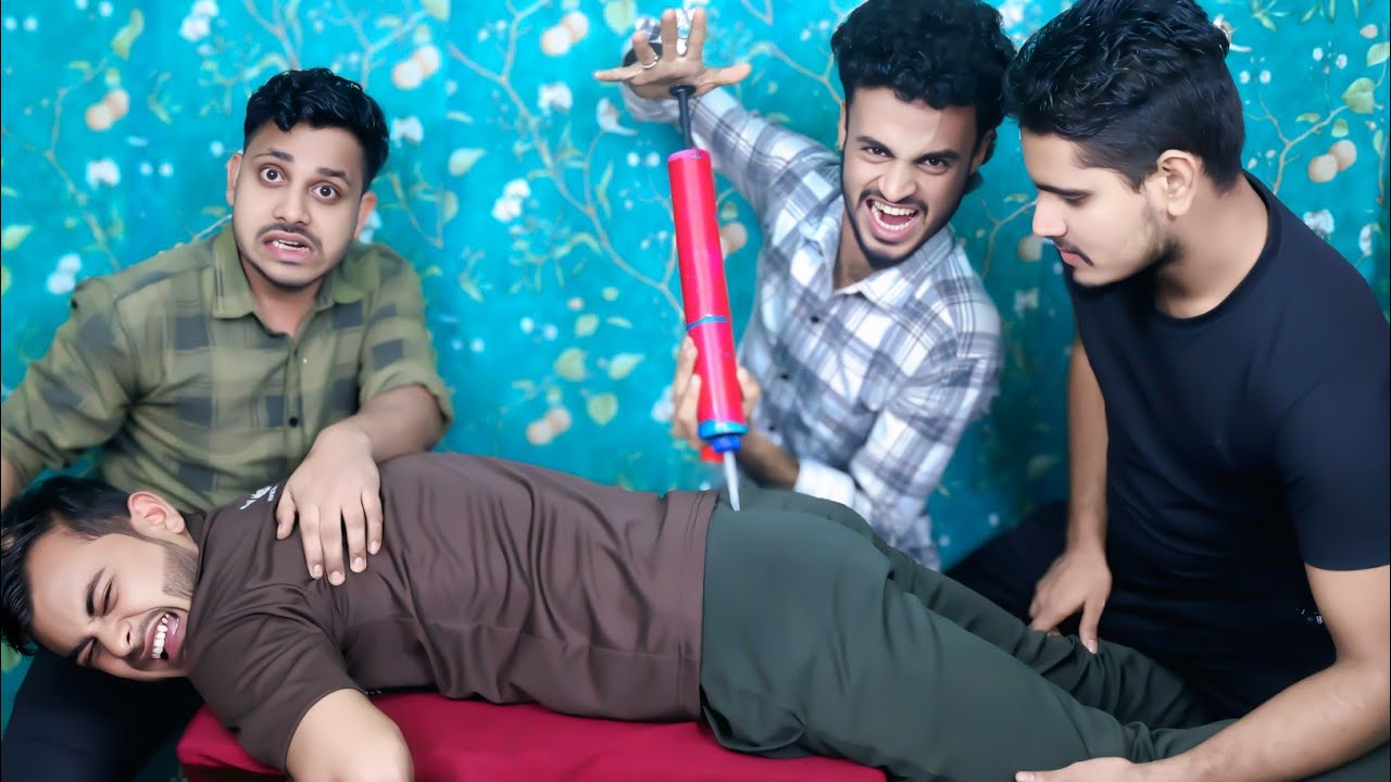  Injection video new | Flip the bottle injection punishment funny | Funny injection video