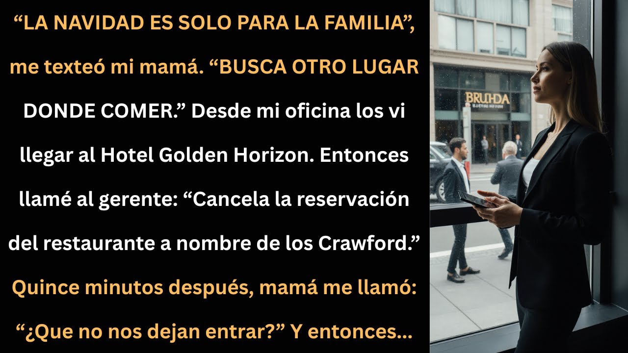 Mi mamá me excluyó de Navidad… pero no esperaba lo que hice después.