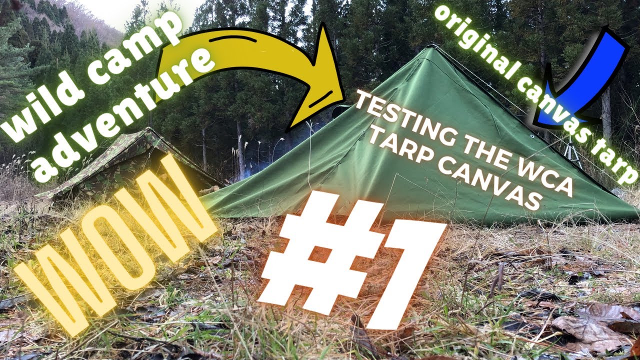 WCA ORIGINAL LAVVU CANVAS SURVIVAL CAMPING ・BUSHCRAFT  JAPAN