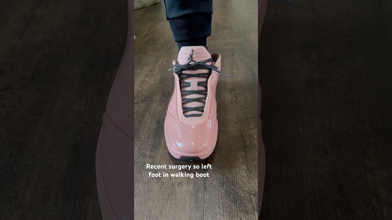 Jordan 40 Dusty Rose on Feet