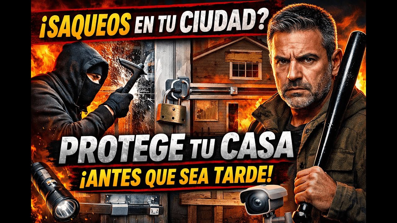 ¿Saqueos en tu ciudad? Así proteges tu casa (ANTES de que sea tarde)