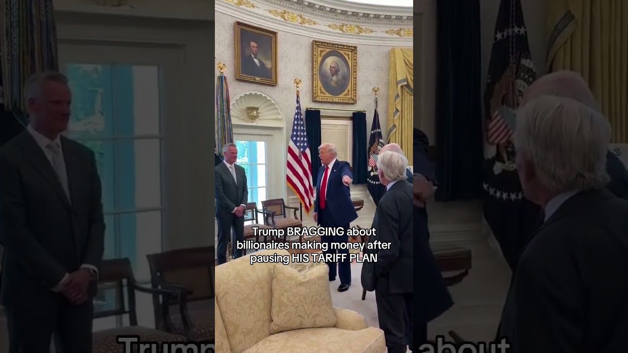 Трамп хвастается миллиардерами, заработавшими деньги после приостановки его плана пошлин
