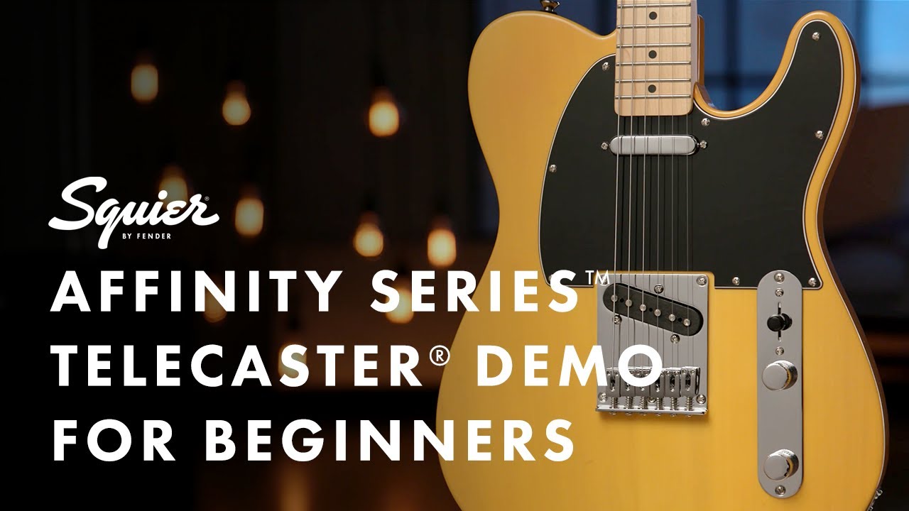 Демонстрация Squier Affinity Telecaster для начинающих | Fender