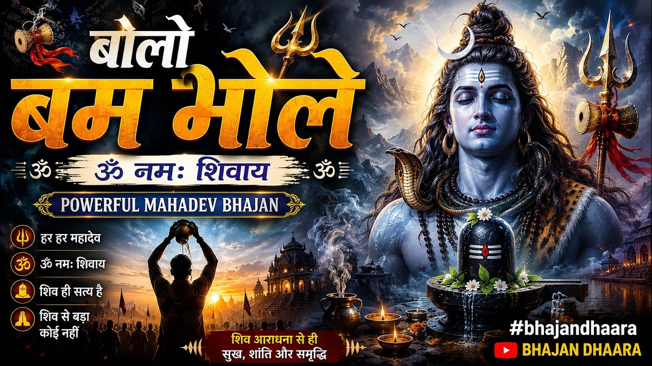 Bolo Bam Bhole | Om Namah Shivay | Powerful Mahadev Bhajan | #bhajandhaara