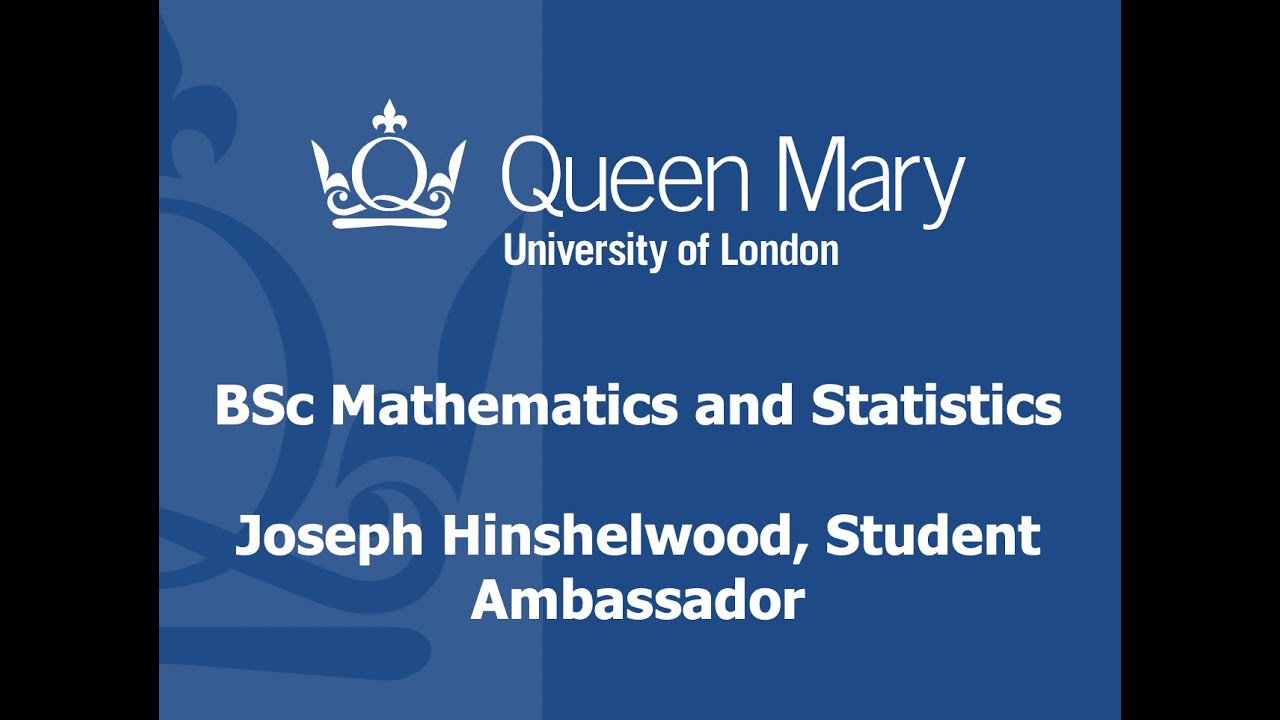 BSc Mathematics and Statistics - A Student View