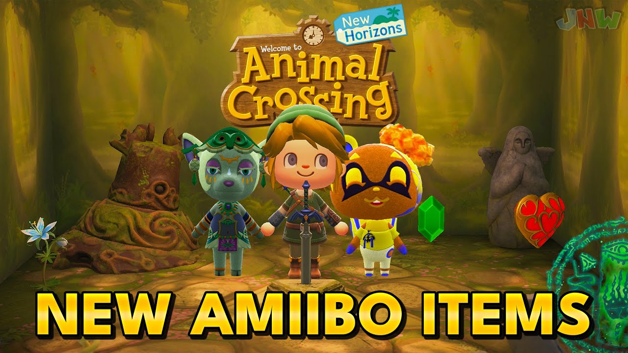 Как получить предметы amiibo из Zelda и Splatoon в Animal Crossing New Horizons 3.0