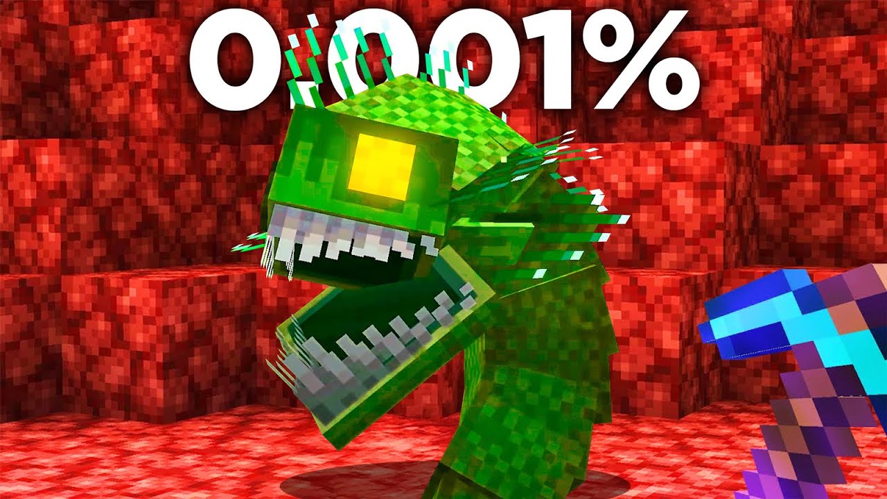 Die seltenste Albtraum KREATUR in Minecraft gefunden...