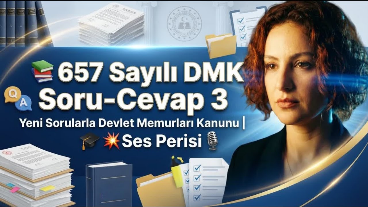 📚 657 Sayılı DMK Soru-Cevap 3 | Yeni Sorularla Devlet Memurları Kanunu 🔥 #dmk #eğitim