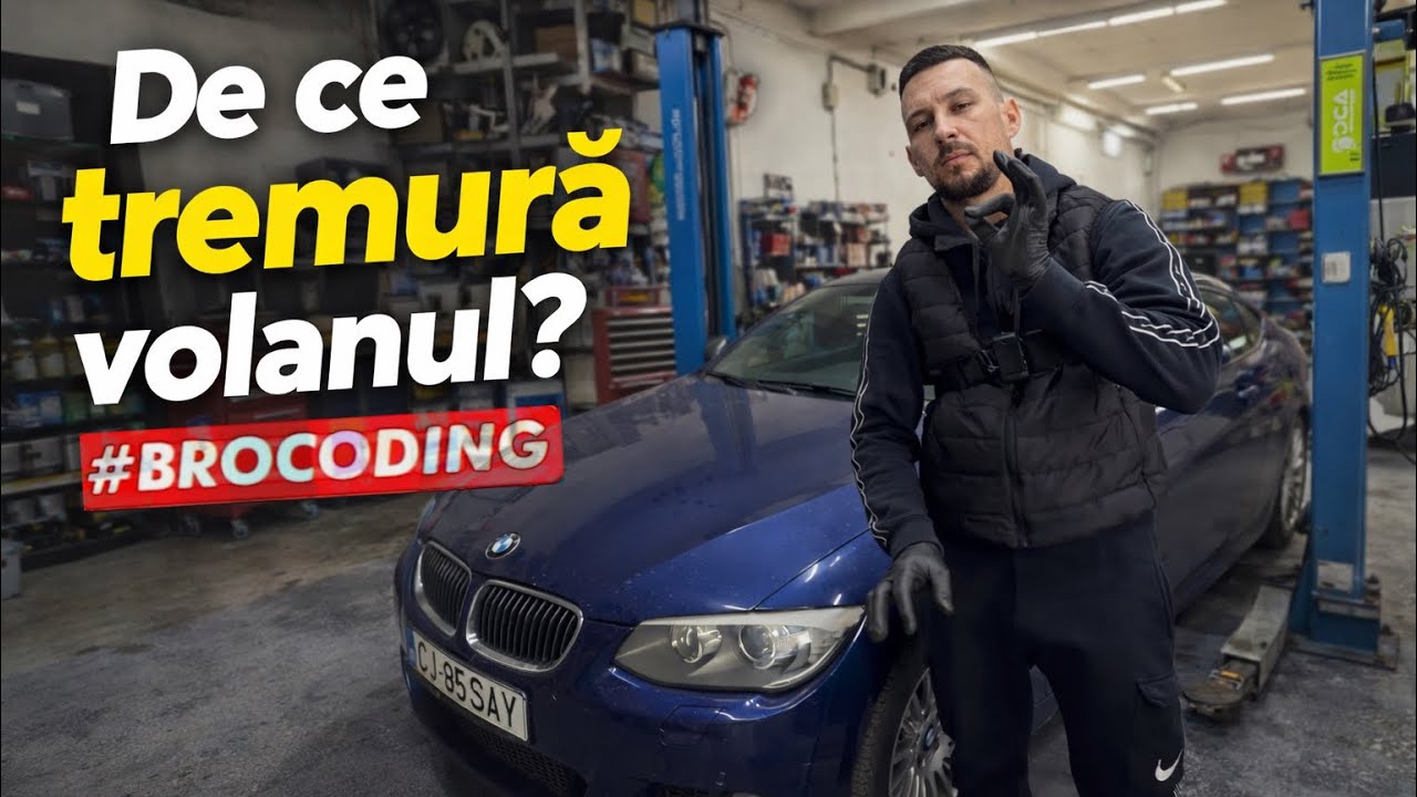 De CE TREMURA 🤦‍♂️ Volanul la BMW Seria 3 !?!? 320d E92 - BROCODING - Daily VLOG | POV