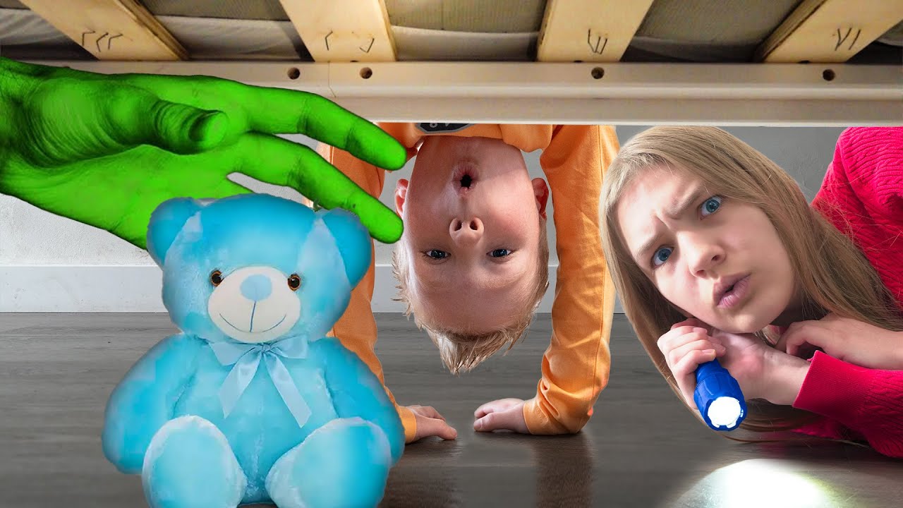 Amelia & Avelina's Teamwork Adventure: What's Hiding Under the Bed?