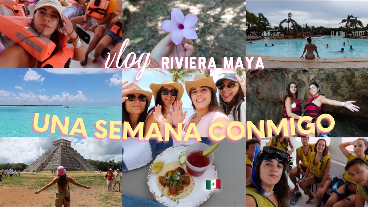 UNA SEMANA CONMIGO en la RIVIERA MAYA 🇲🇽🌴 vlog vacaciones en M&eacute;xico con amigos | Museecoco