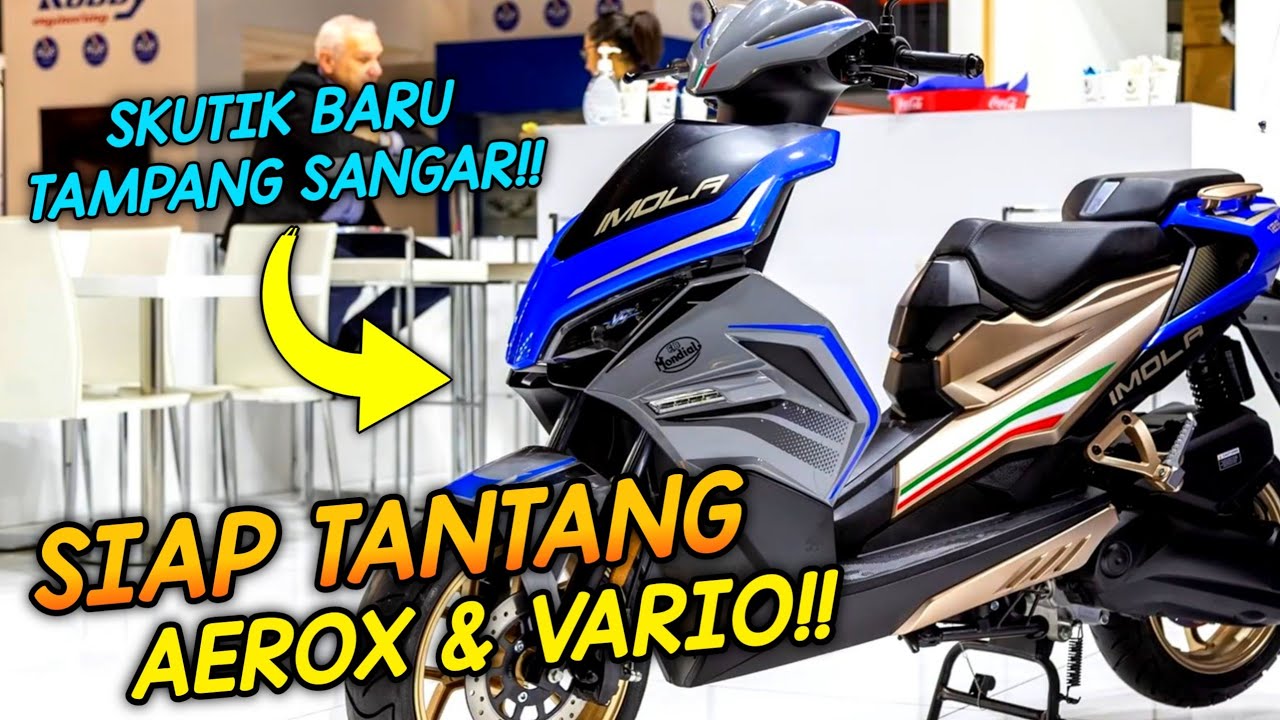 SIAP LAWAN YAMAHA AEROX DAN HONDA VARIO!! NEW FB MONDIAL IMOLA 125 2022