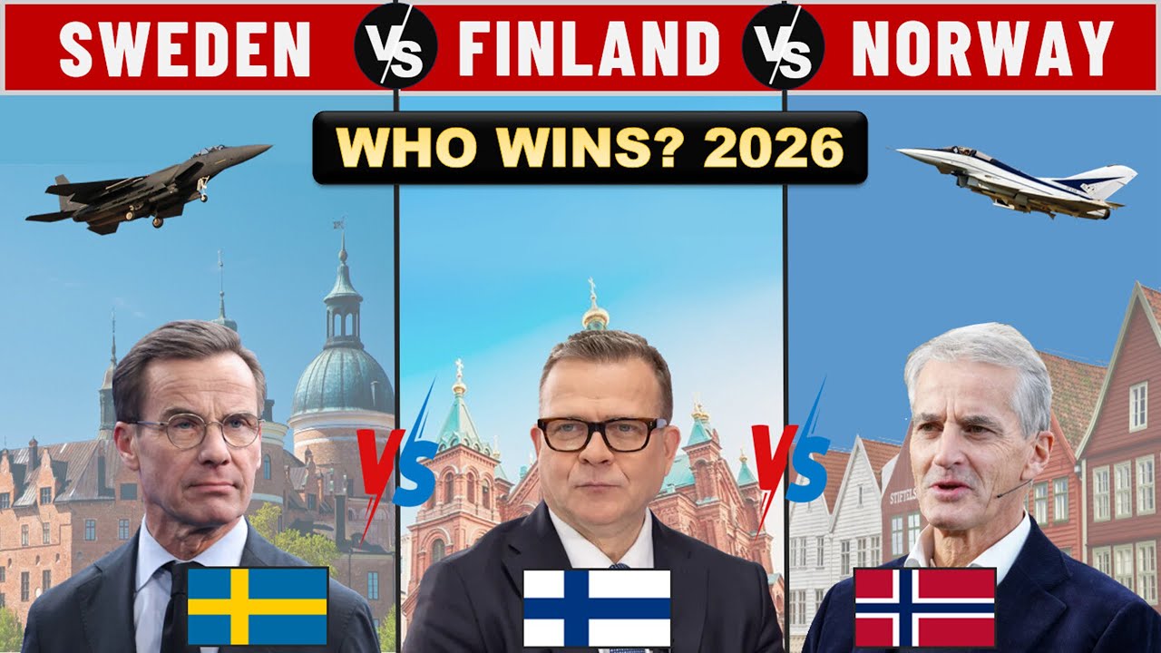 Sweden vs Finland vs Norway 2026: The Nordic NATO Super-Alliance 🇸🇪🇫🇮🇳🇴