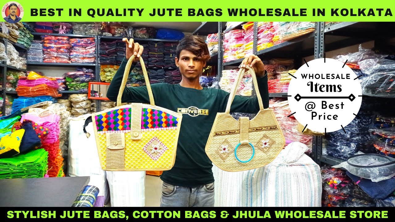 Best in Quality Jute Bags Wholesale In Kolkata | Stylish Jute Bags, Cotton Bags & Jhula Wholesale