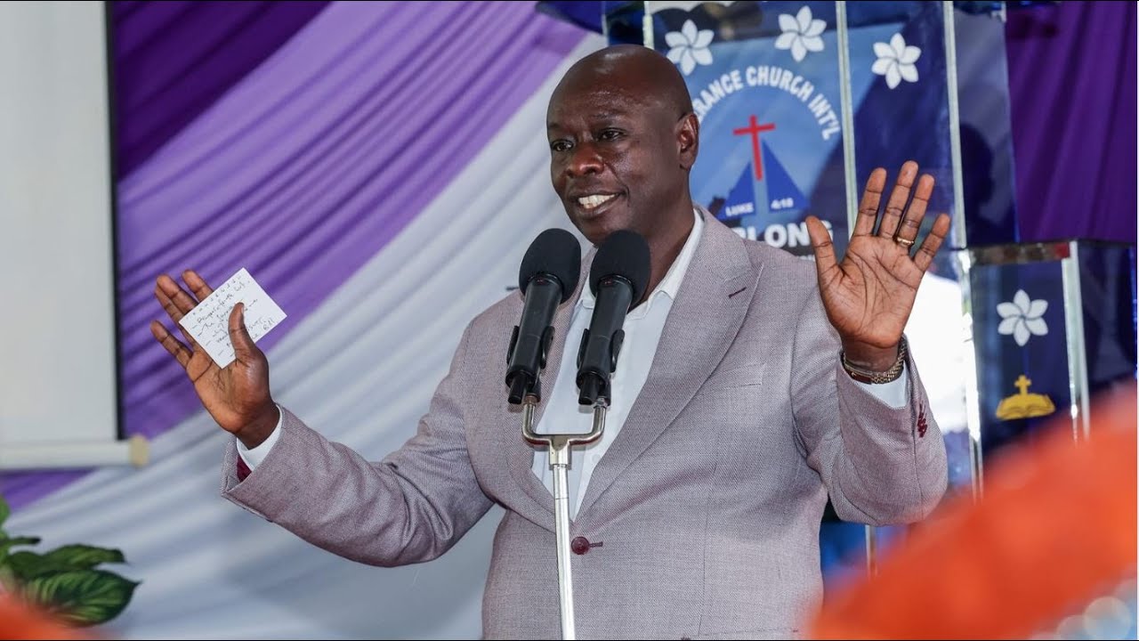 LET'S RESPECT EACH OTHER! DP Gachagua's great remarks during Church Service in Bomet!!
